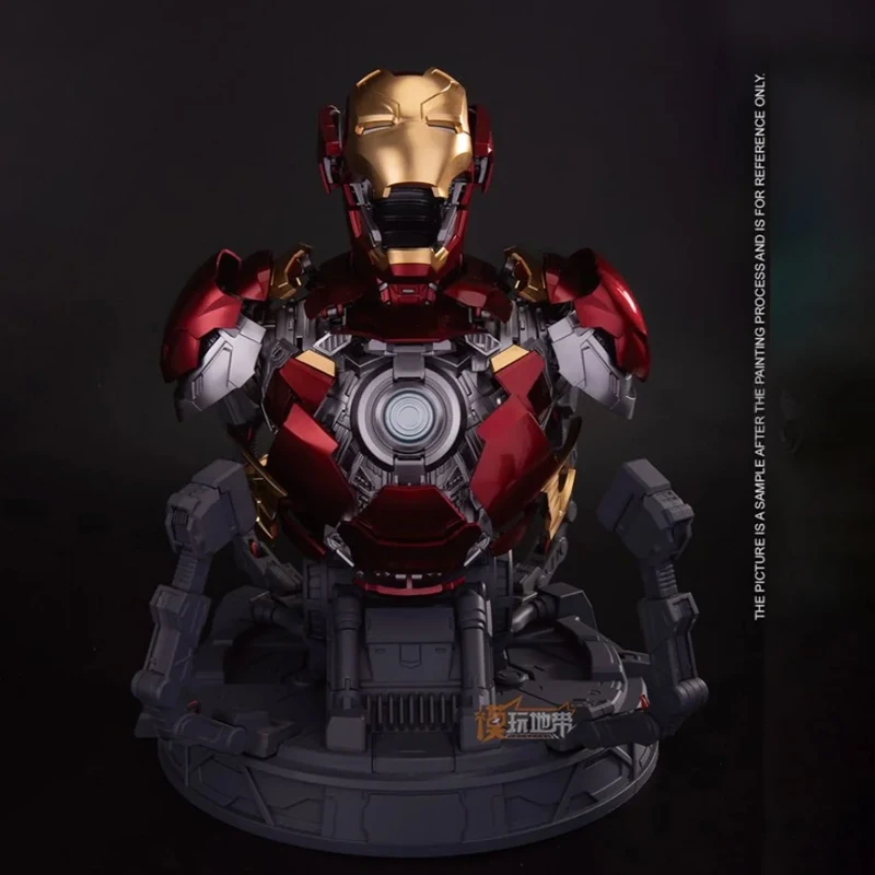 E-Model Assembly Model Iron Man Mark Xlvi Mk46 Series Busto Set Scala Modello In Plastica Kit Action Figure Toy Collection Model