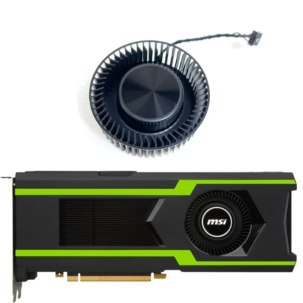 Nuova Ventola Muslimex Gtx 1070, 1080 Aero Gpu, Per Msi Gtx 1080Ti, 1080, Gtx 1070Ti, 1070, Gtx 1060 Aero Ventola Di Raffreddamento Della Scheda Video