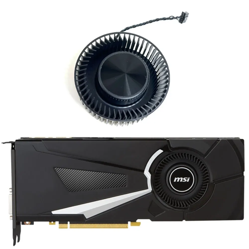 Muslimex Gtx 1080Ti, Gtx 1070Ti Gpu Fan, Per Msi Gtx 1080Ti, Gtx 1080, Gtx 1070Ti, Gtx 1070, Gtx 1060 Ventola Di Raffreddamento Della Scheda Video