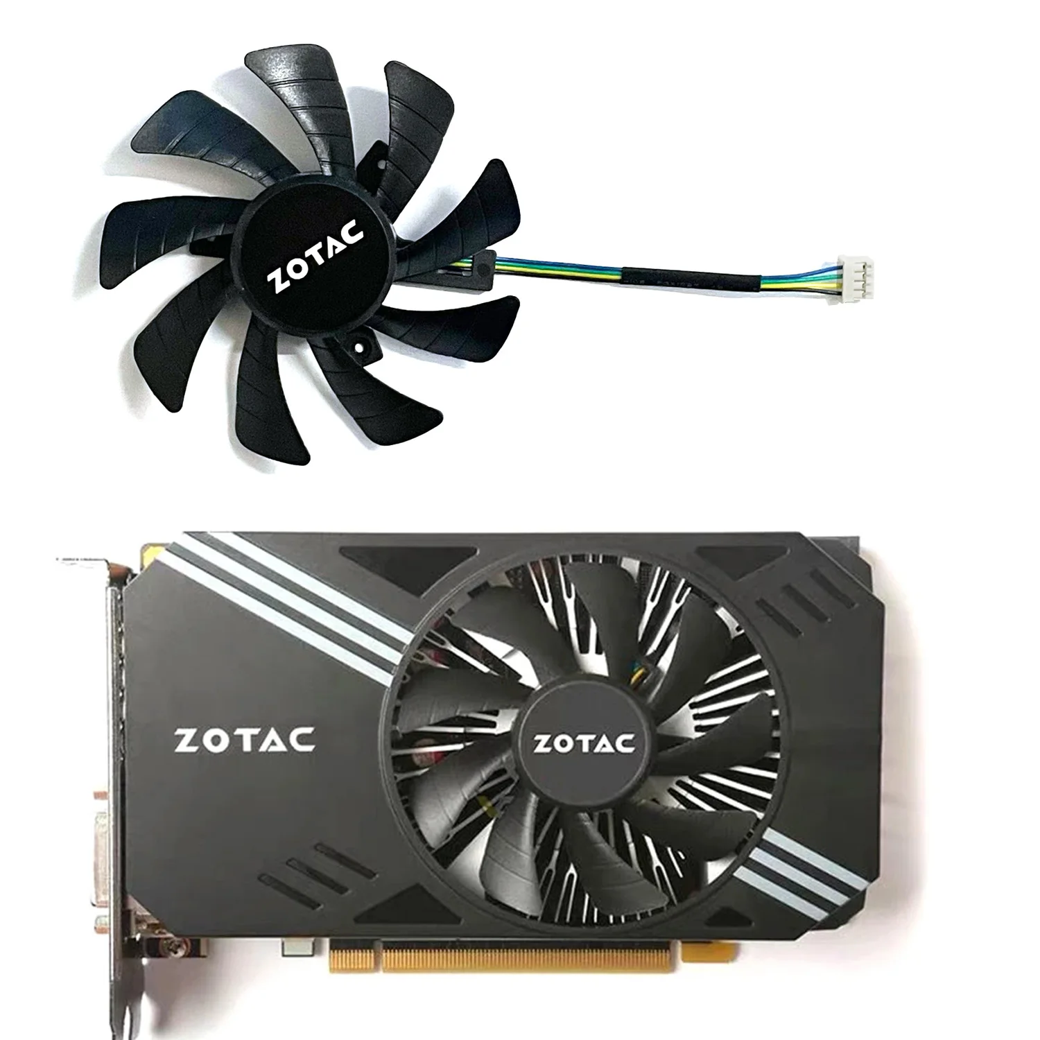 85Mm T129215Sh Ga92S2U Zotac Gtx1060 Gtx960 Gpu Cooler Per Zotac Geforce N1060Ixoc 6Gd Gtx 960 950 1060 Mini Itx Ventola Grafica