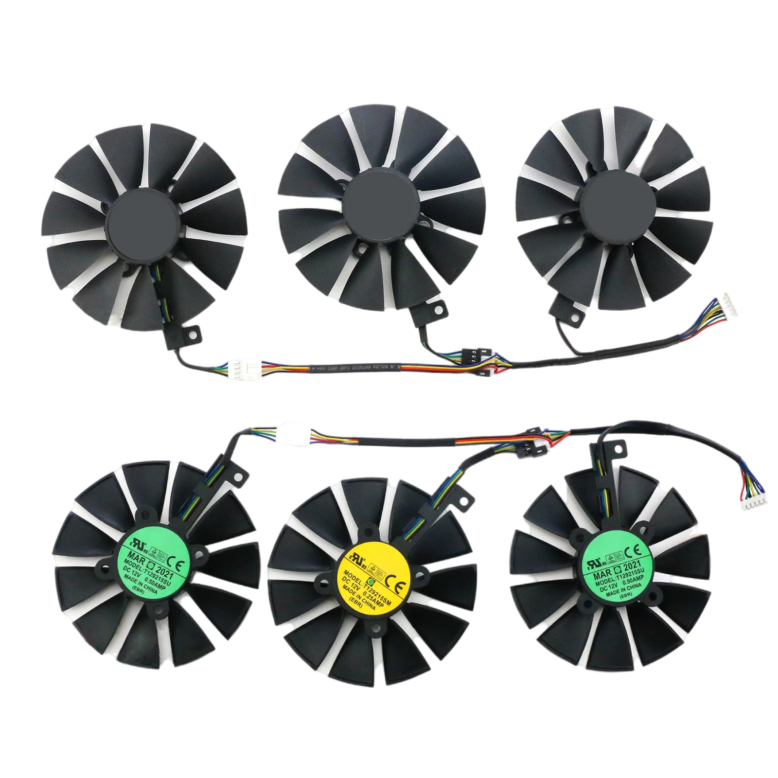 Ventola Di Raffreddamento Per Asus Strix Gtx 1060 Oc 1070 1080 Gtx 1080Ti Rx 480 T129215Su 87Mm