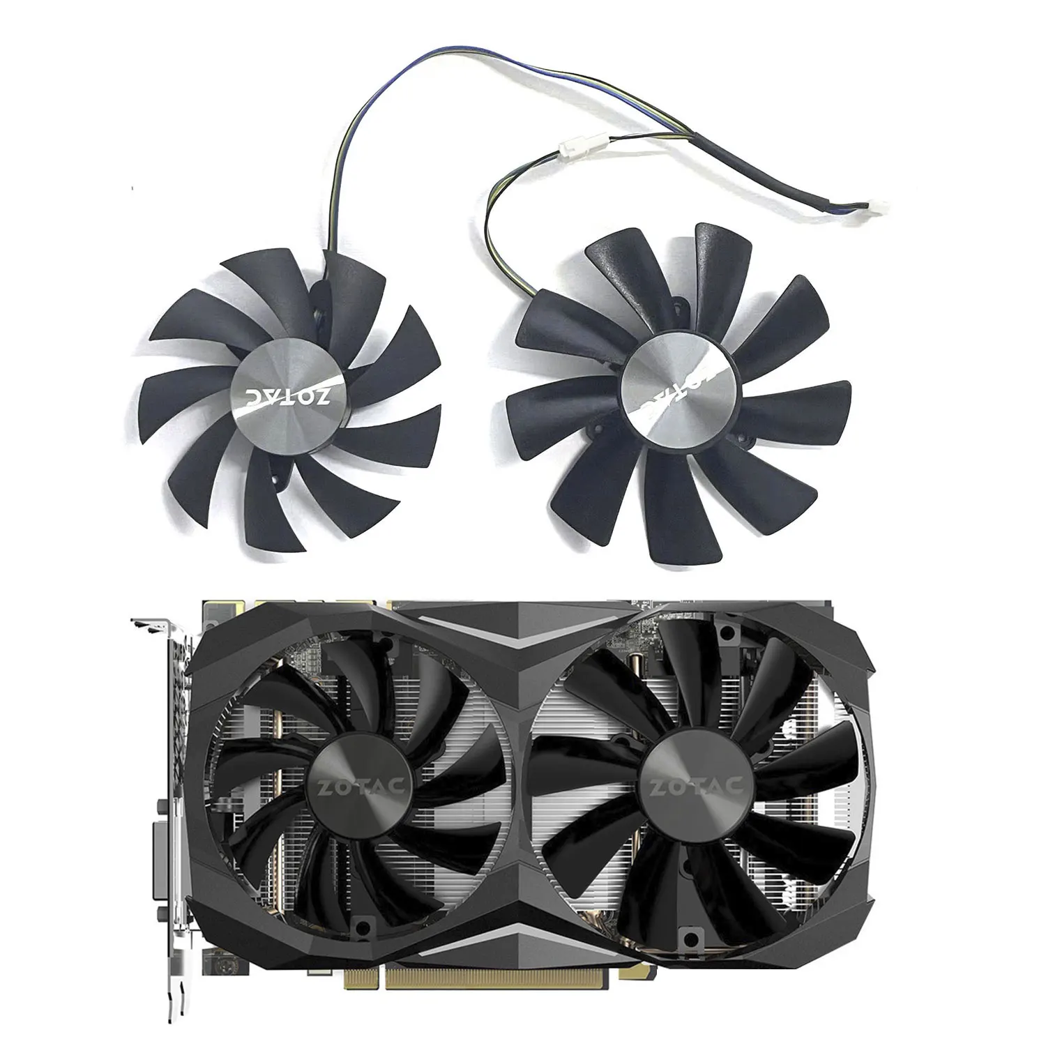 Ga92S2H Muslim87 Mm 100Mm 4Pin Gtx1080Ti Mini Gpu Ventola Adatta Per Zotac Geforce Gtx 1080Ti Mini 1070Ti Mini 1060 Scheda Grafica