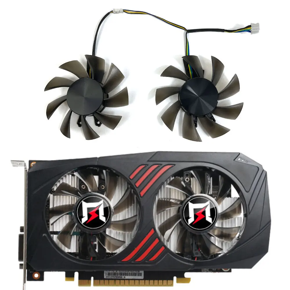 Nuova Ventola Gainward P106-100 Da 75Mm A 4Pin, Per Gainward Gtx 1060, Gtx 1050Ti, Gtx 1050, Gainward P106-100 Ventola Di Raffreddamento Della Scheda 