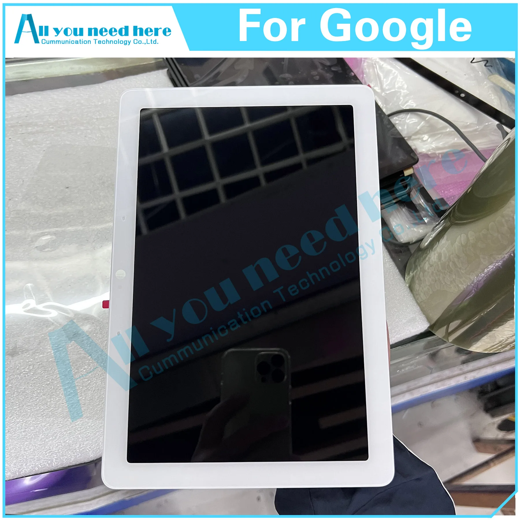 100% Test Aaa Per Google Home Nest Hub Max Display Lcd Touch Screen Digitizer Assembly Sostituzione