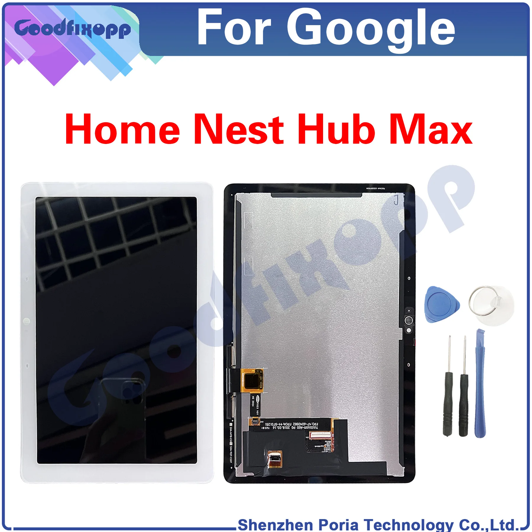 Per Google Home Nest Hub Max Display Lcd Touch Screen Digitizer Assembly Sostituzione