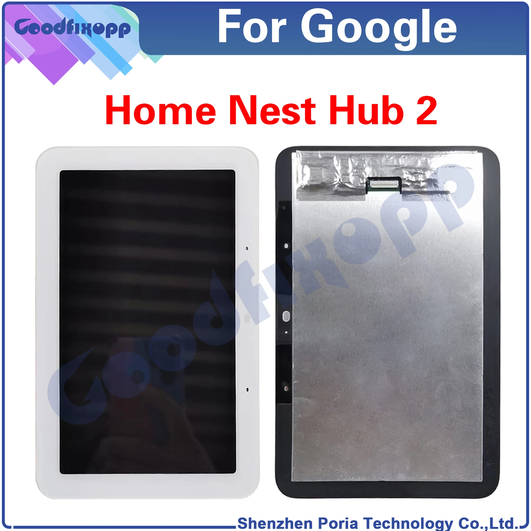 Per Google Home Nest Hub 2 Generazione Display Lcd Touch Screen Digitizer Assembly Parti Di Riparazione Di Ricambio
