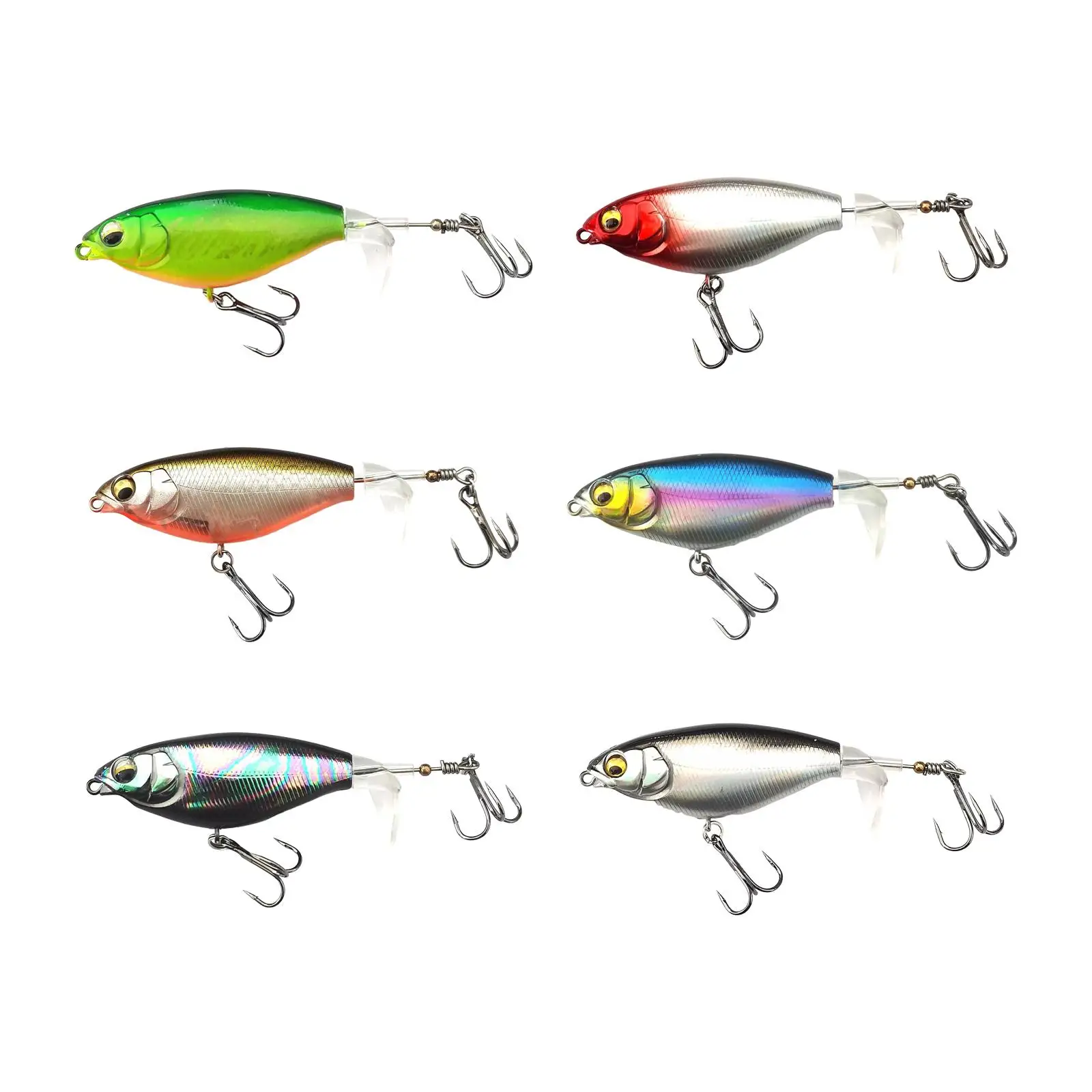 Topwater Fishing Lure Pencil Floating Lure Top Water Bass Fishing Lure Plopping Bass Lure Per Persico Luccio Pesce Gatto Bass Carp