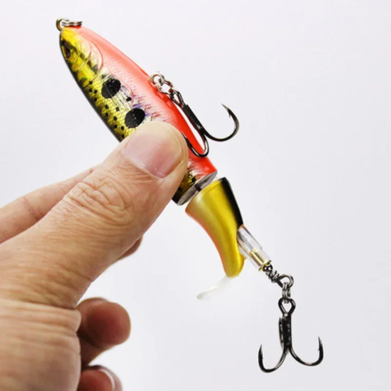 Floating Whopper Plopper 75F Rotante Bass Lures Plopping Whopper Minnow Esche Da Pesca Con Spinner Crankbaits Per Trota Luccio