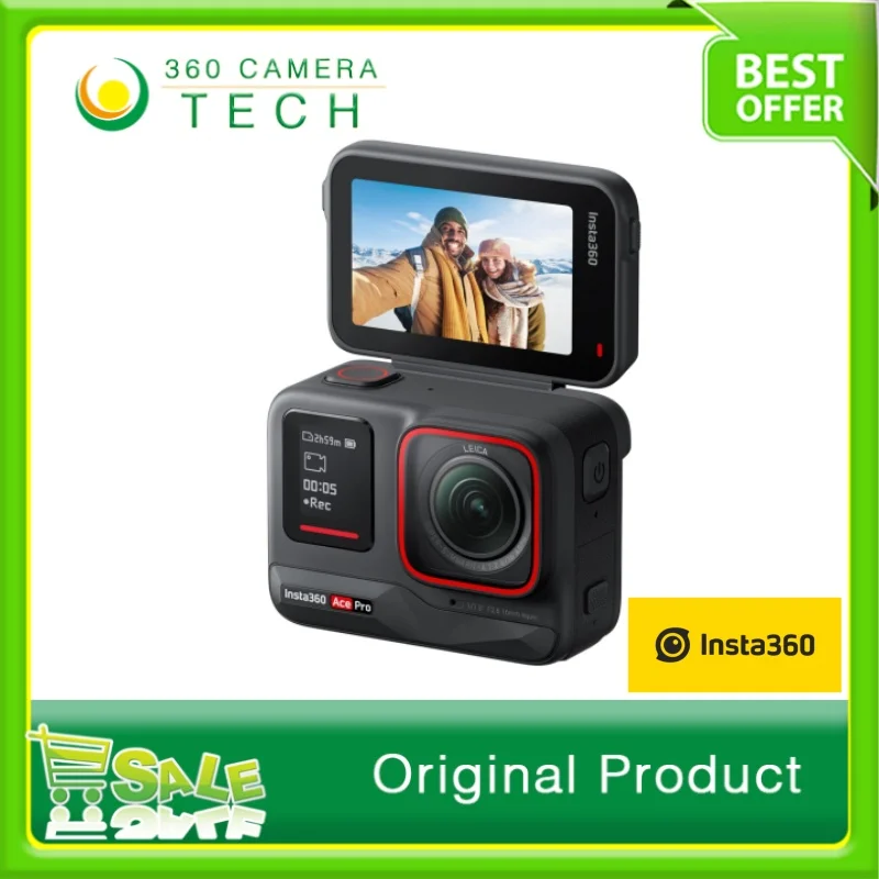 Insta360 Ace Pro - Waterproof Action Camera Co-Engineered Con Leica, Sensore Flagship 1/1.3 "E Riduzione Del Rumore Ai Nuovo Elenco