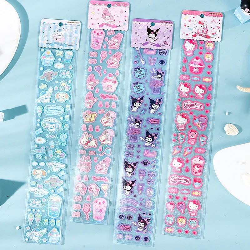 Joytop Sanrio Hellobyg Dessert Party Gudetama Stickers Cute Cartoon Pocket Decoration Pet