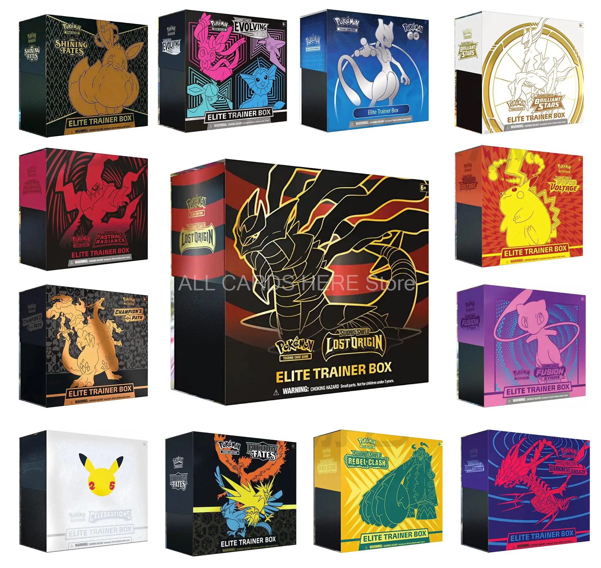 Pokemon Ss12.5-3 Versione Usa Crown Zenith Master Box Pokemon Elite Trainer Box Tcg Game Collection Carte Fan Giocattoli Regalo Fot Boys