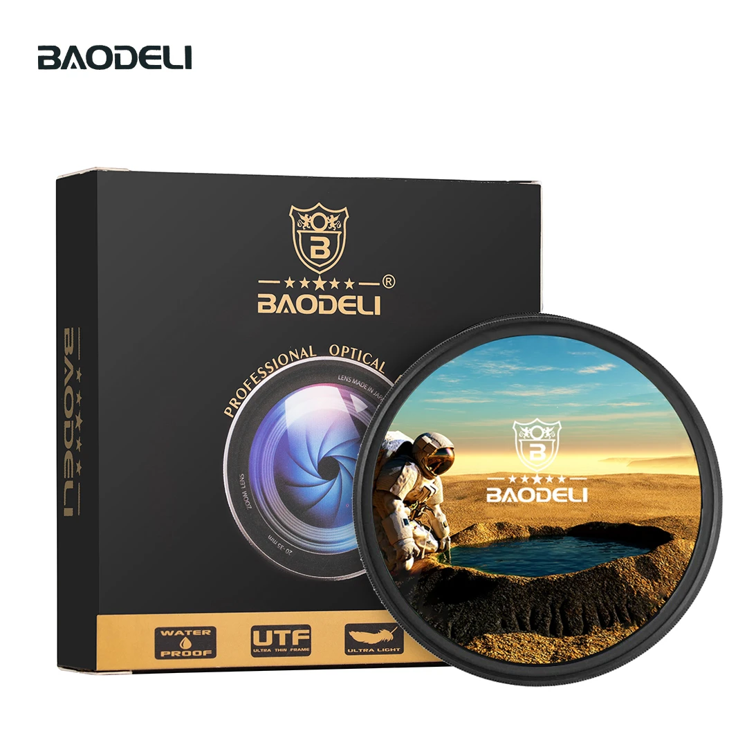 Baodeli 16 Strato Di Rivestimento Mc Filtro Uv 49 52 55 58 62 67 72 77 82 Millimetri Per Canon 77D T6 Eos 400 450 2000 D Nikon Sony Accessori