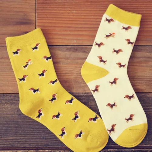 Drop Ship Adult Cute Animal Socks Hunting Beagles Beagle Dog Hound Love Hush Pup Puppy Puppy Pet Sukat Hotest Family Friend