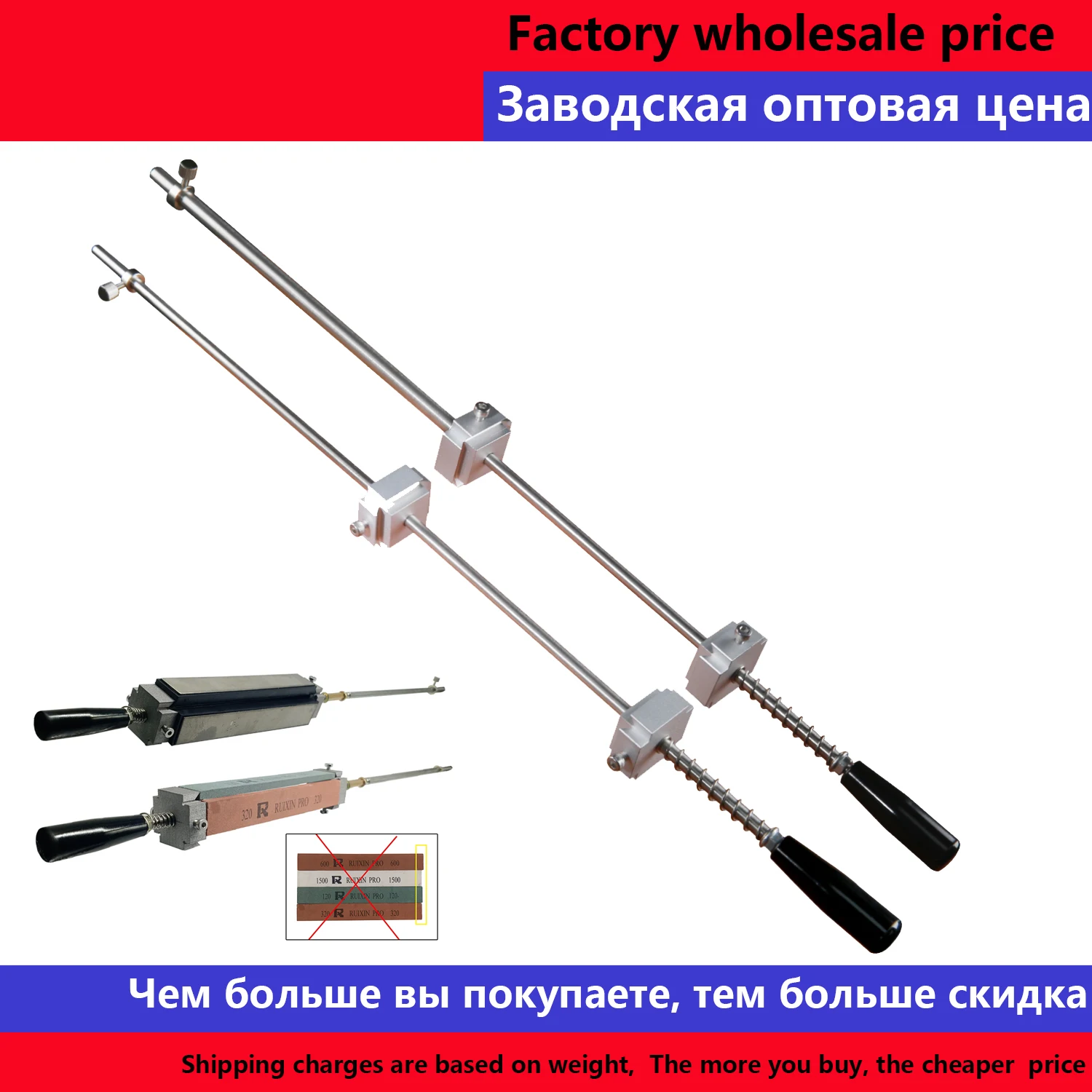 6Mm/8Mm Supporto Per Whetstone Clip Jig Suit Per Edge Pro Ruixin Pro Affilacoltelli Kme Affilacoltelli