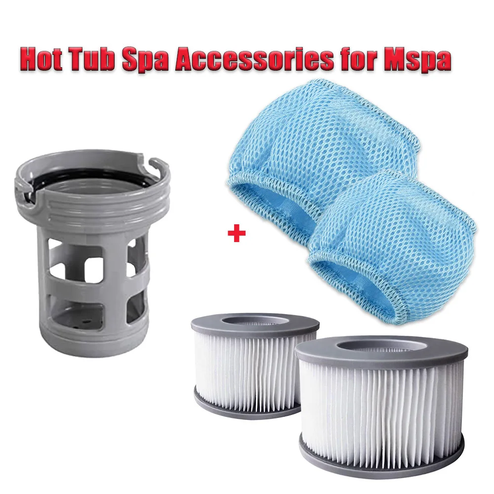 Accessori Per Vasche Idromassaggio Mspa Adatto A Tutti I Modelli Mspa Dal 2020 Adattatore Base Avvitabile + Filtro Schermo + Filtro Piscina
