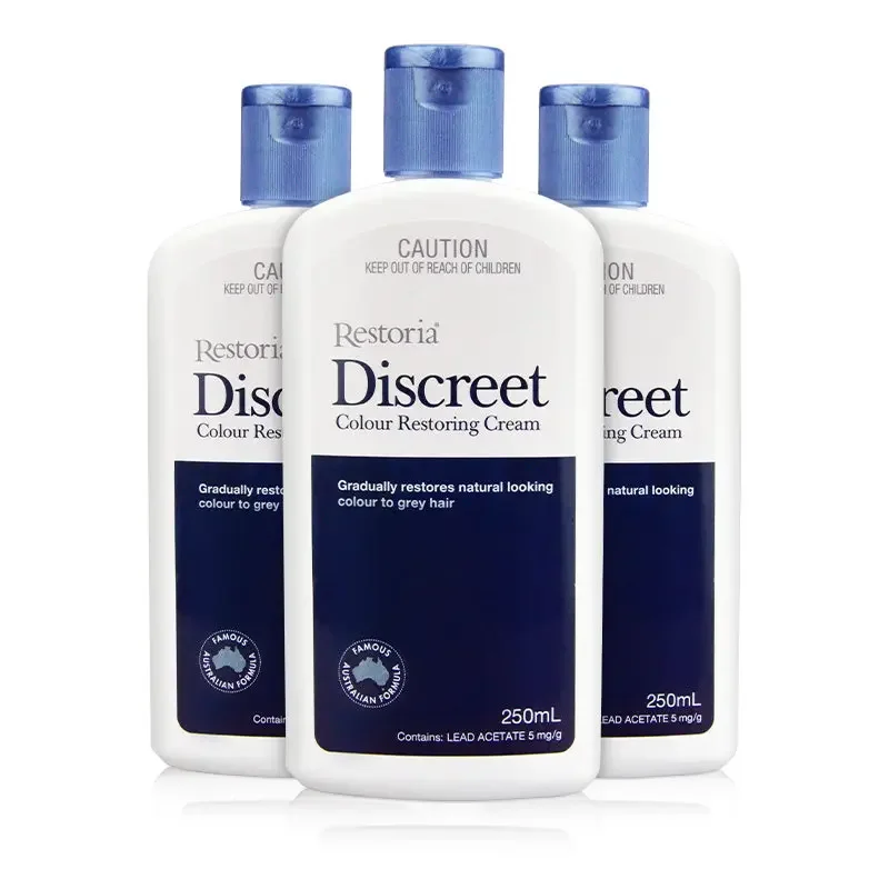 1 Pz Originale Restoria Discreto Colore Ripristino Crema Lozione Cura Dei Capelli 250Ml Ridurre I Capelli Grigi Per Uomini E Donne