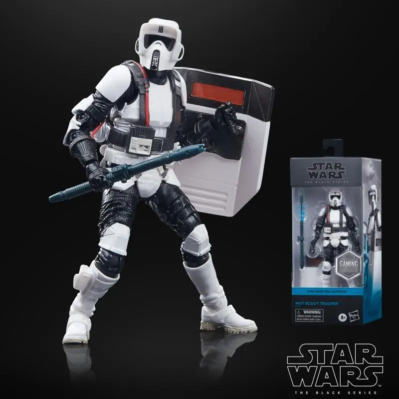 Original Star Wars Black Series 6 Pollici Riot Scout Trooper Trooper Game Jedi Falled In Stock Ordine Modello Giocattoli Regali