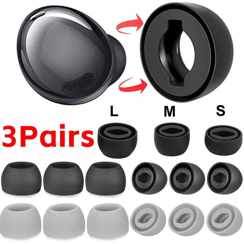 3-1 Paia Di Auricolari Di Ricambio Tappi Per Le Orecchie Per Samsung Galaxy Buds Pro Silicone Antiscivolo S M L Auricolari Per Galaxy Buds Pro Tappi P