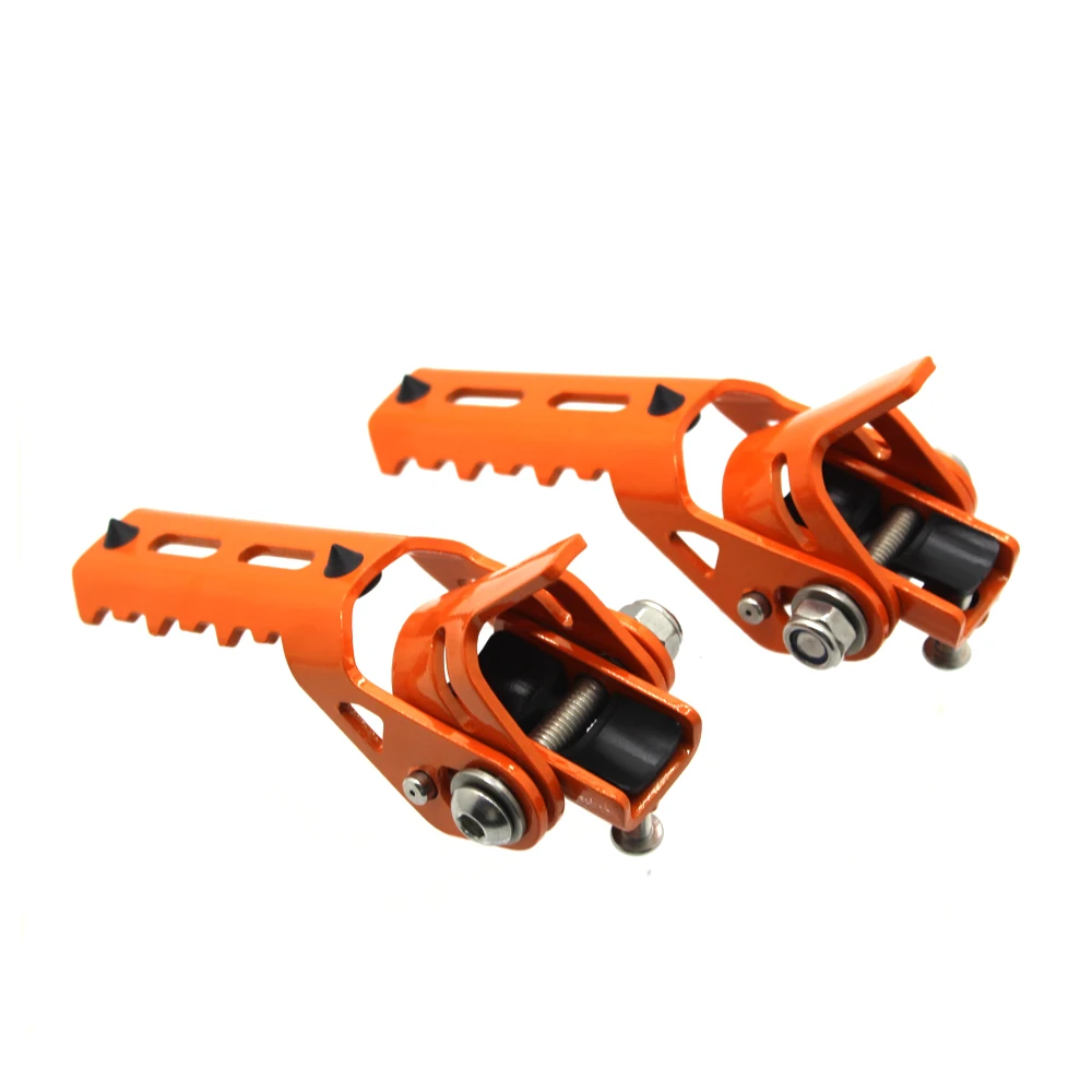 Motorcycle Highway Front Foot Pegs Folding Footrests Clamps 22Mm 25Mm For Bmw R1200Gs R1250Gs Lc R1200 Gs Adventure 2013-2022