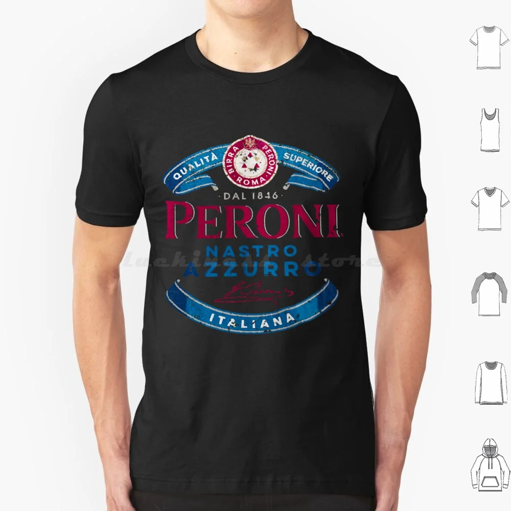 Peroni Nastro Azzurro T Shirt Big Size 100% Cotone Peroni Nastro Azzurro Italia World Beer Sign Peroni Nastro Azzurro Bira