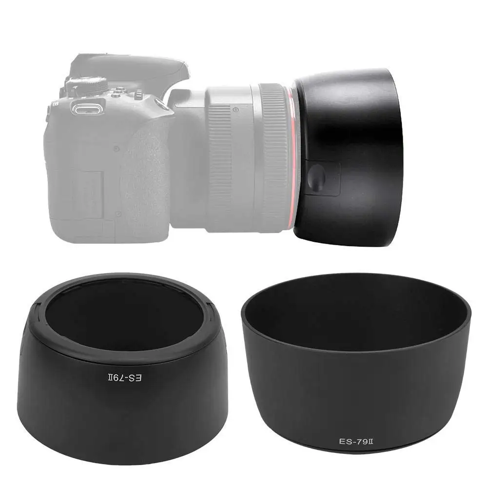 Per Obiettivi Canon Ef 85Mm F/1.2 L Usm & Ef 85Mm F1.2 L Ll Usm, Paraluce A Baionetta, Sostituzione Per Es-79 Ii