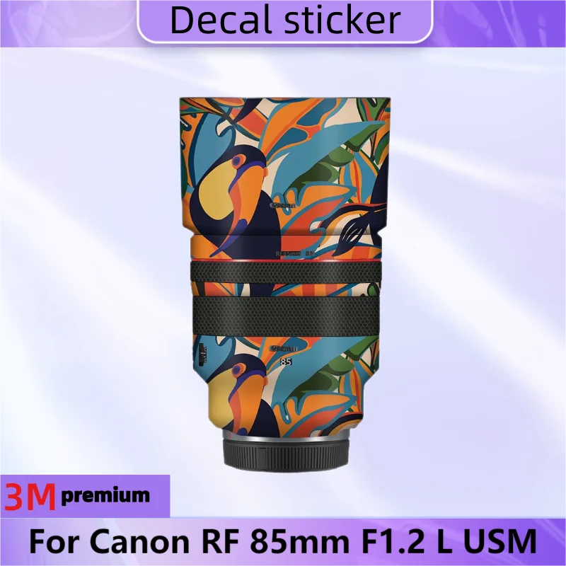 Per Canon Rf 85Mm F1.2 L Usm Lens Sticker Pellicola Protettiva Per Decalcomania Della Pelle Cappotto Protettivo Antigraffio Rf85 Rf85 1.2 Rf85/1.2
