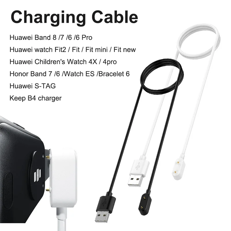 Ricarica Per Huawei Band 8 Watch Fit 2/ Fit Smart Watch Cable Charger Per Huawei Band 8/7/6/6Pro Children Watch 4X Power Adapter