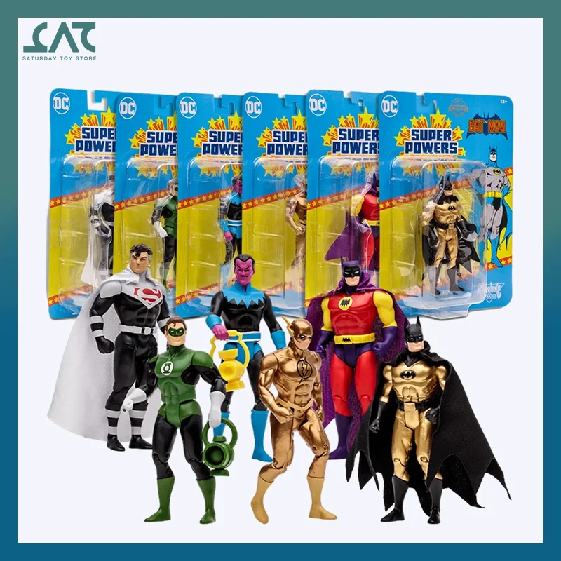 Super Powers Action Figure 15Cm Lord Superman Lanterna Verde: Hal Jordan Sinstro Gold Edition The Flash Batman
