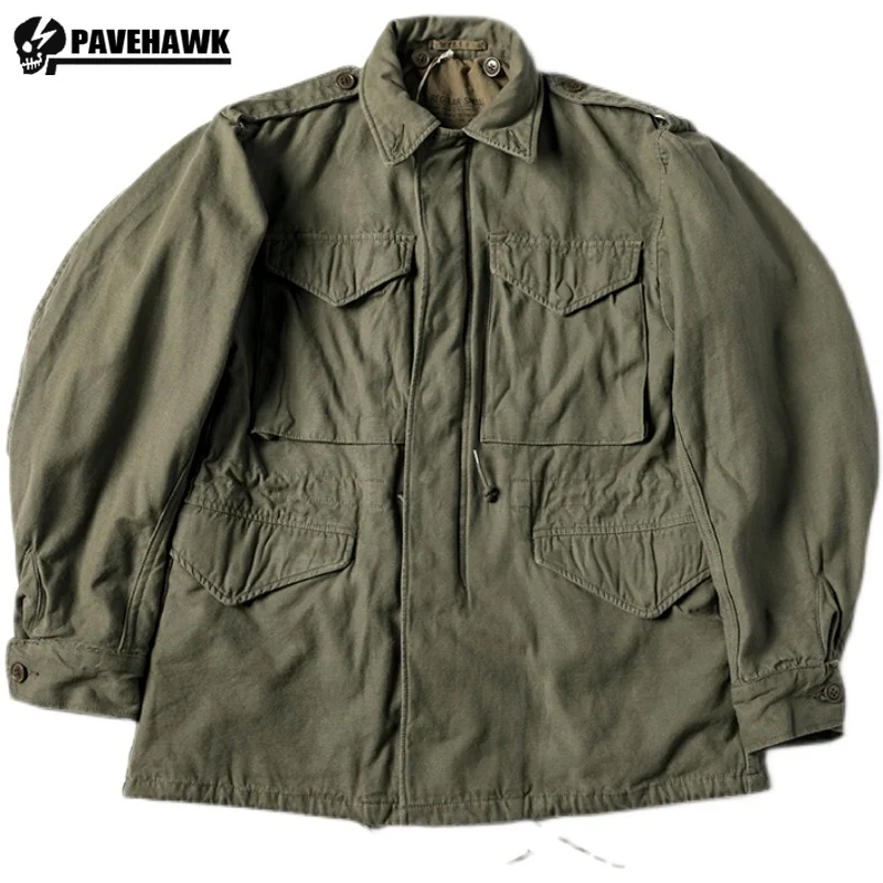 M-51 Giacca Da Campo Da Uomo Reprint M-1951 Cappotto In Cotone Stile Militare Us Army Capispalla Impermeabile E Impermeabile Di Media Lunghezza M43 M6