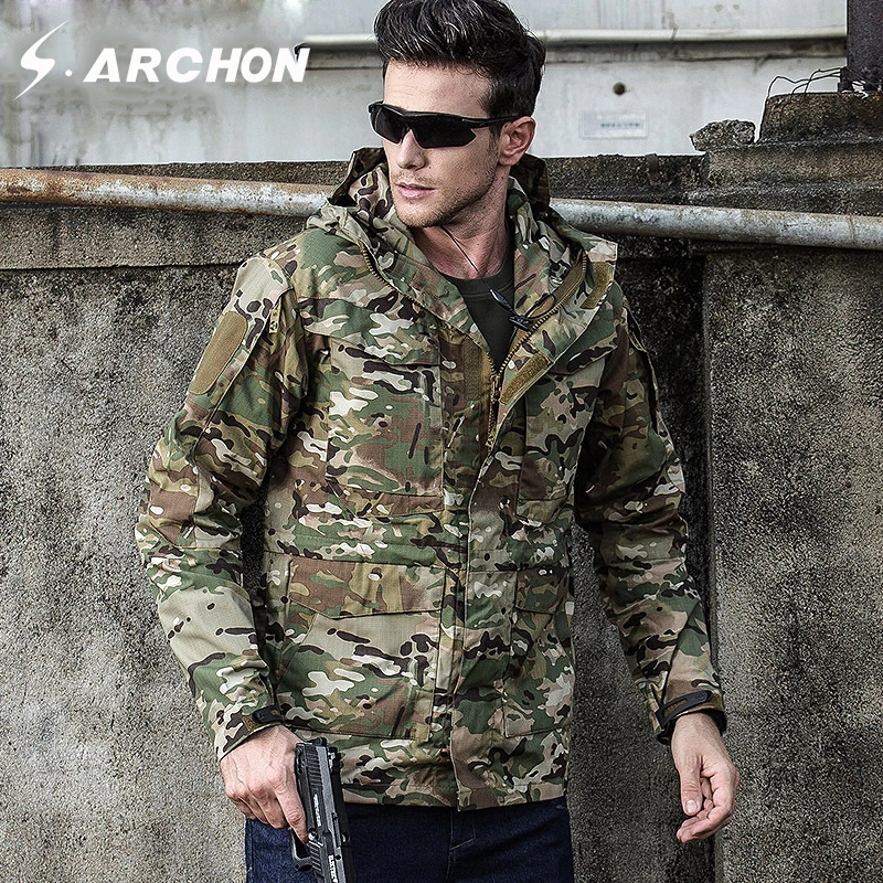 M65 Uk Us Army Clothes Casual Tactical Windbreaker Uomo Inverno Autunno Impermeabile Flight Pilot Coat Hoodie Military Field Jacket