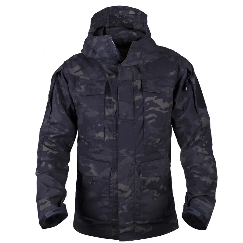 M65 Uk Us Army Clothes Casual Tactical Windbreaker Men Waterproof Flight Pilot Coat Hoodie Military Field Jacket Inverno Autunno