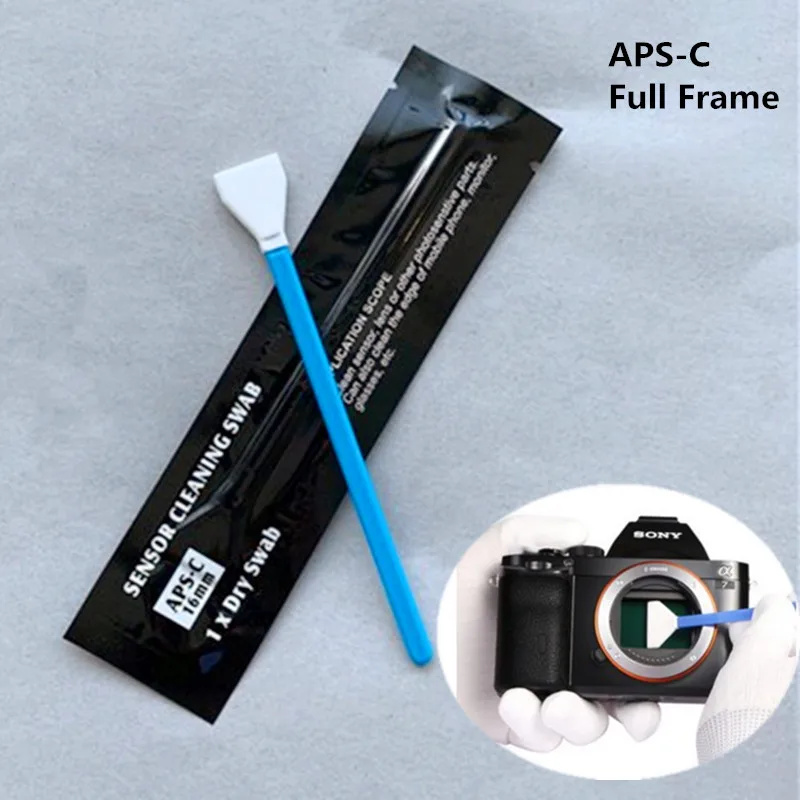 6Pcs Obiettivo Di Macchina Fotografica Digitale Cleaner Tampone Di Pulizia Del Sensore Tamponi Kit Per La Macchina Fotografica Nikon Canon