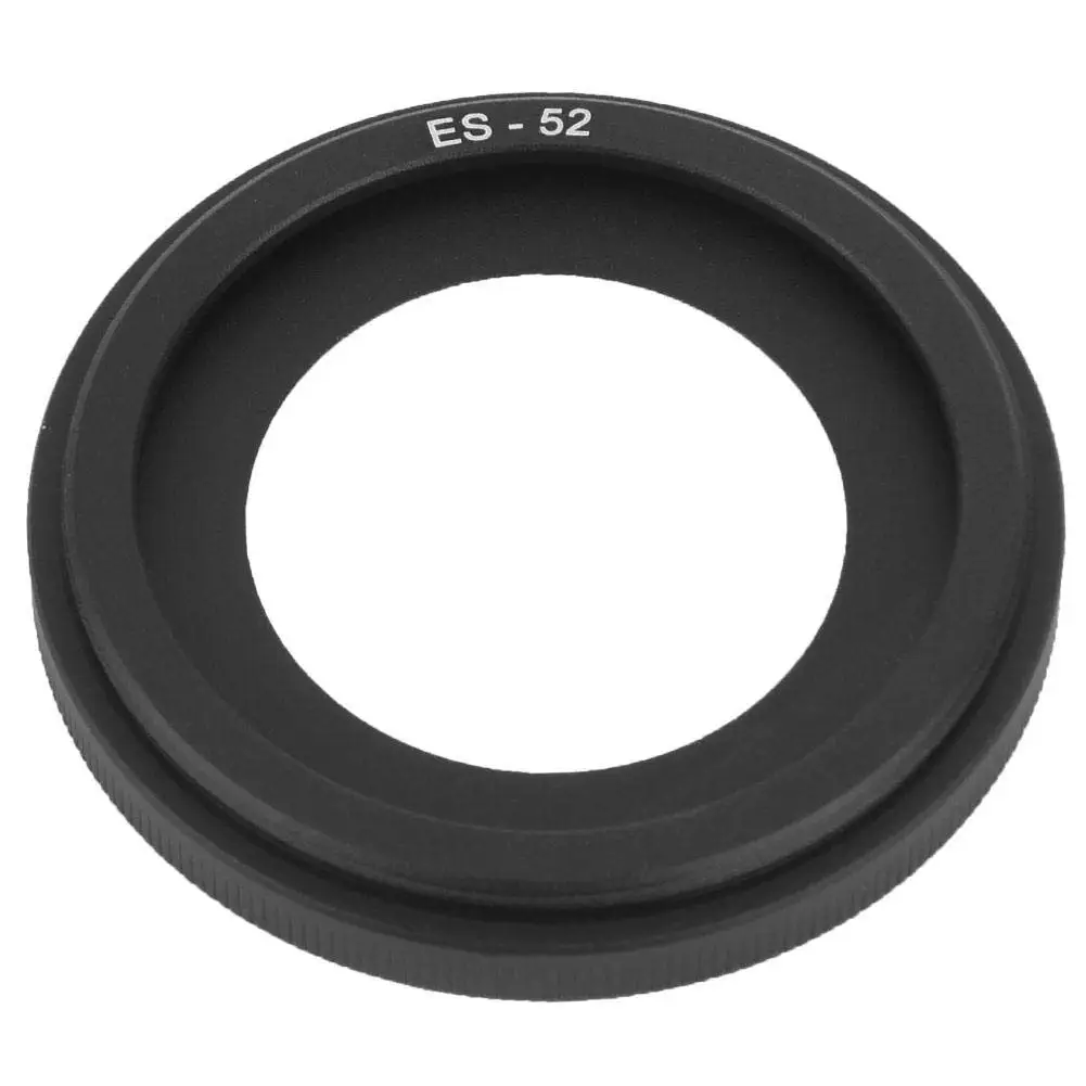 Es52 Es-52 Copertura Del Cofano Dell'Obiettivo Della Fotocamera In Metallo Per Canon Ef 40Mm F/2.8 Stm Ef-S 24Mm F/2.8 Stm