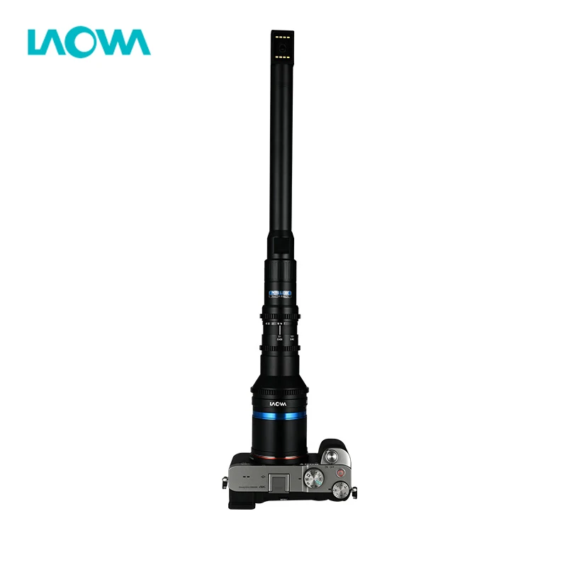 Laowa 24Mm T14 2X Periprobe Cine Copriobiettivo Full Frame Formato 90 ° Angolo Dritto Per Arri Pl Canon Ef Sony E