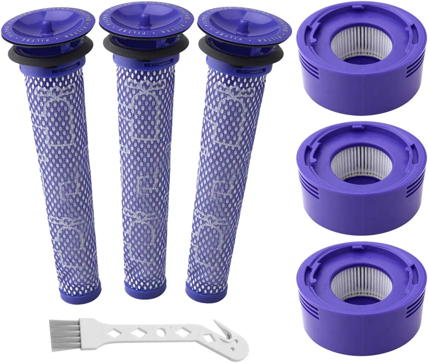 Kit Di Ricambio Per Filtro Sottovuoto Per Dyson V7, V8 Animal E V8 Absolute Cordless Vacuum