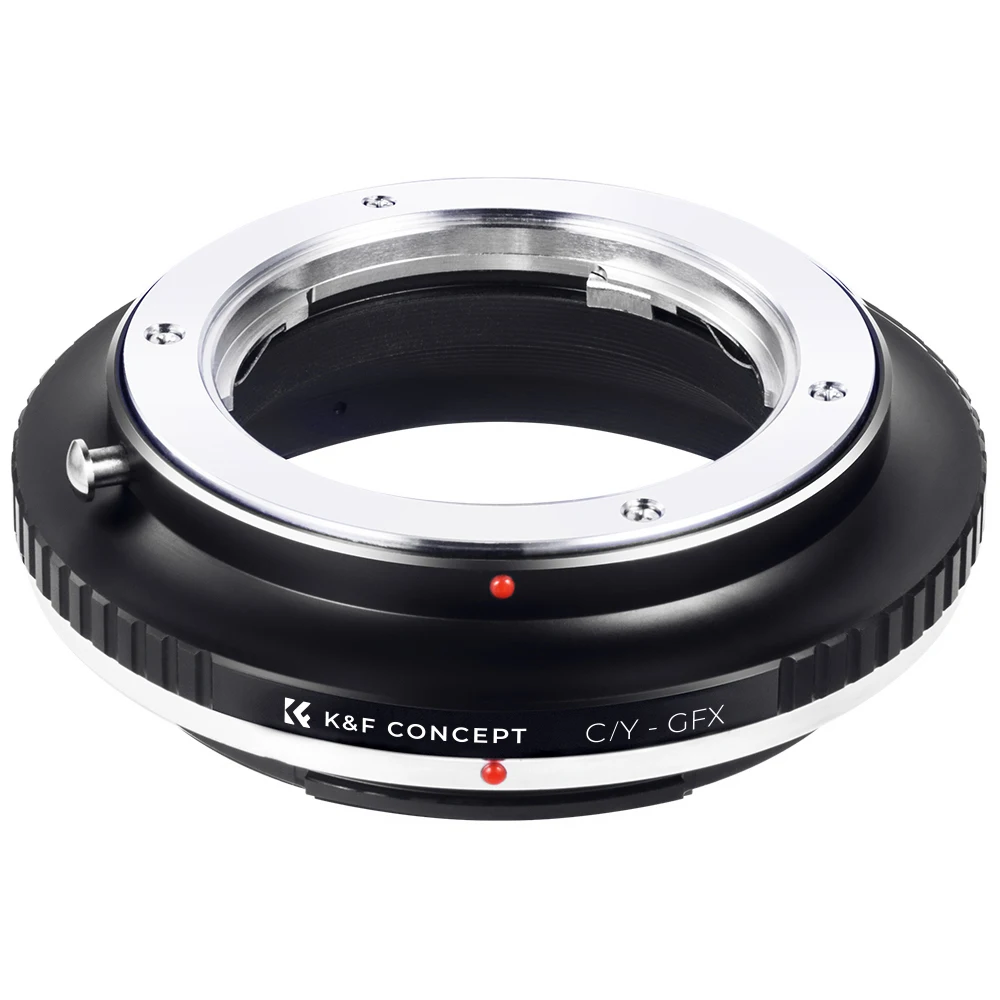 K & F Concept Contax/Yashica Cy Slr Obiettivi Per Fuji Gfx Adattatore Per Montaggio Obiettivo Fotocamera Per Fujifilm Gfx 50S Gfx 50R Gfx 100 Gfx 100S