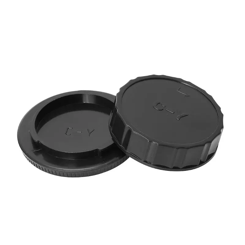 Sostituzione Del Cappuccio Del Corpo Anteriore L43D E Del Cappuccio Dell'Obiettivo Posteriore Per Il Supporto Contax Yashica C/Y Dslr Slr Camera Body 