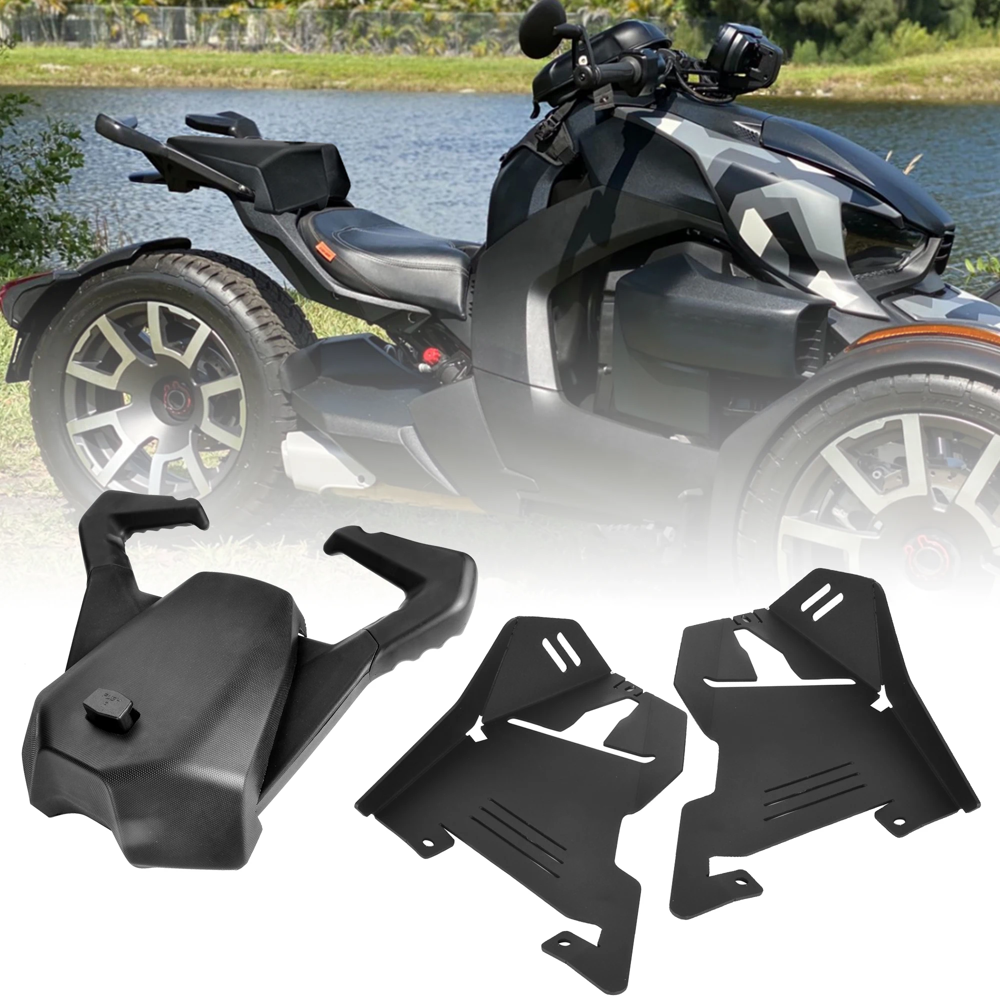 Moto Anteriore A-Arm Paraspruzzi Protezioni 2-Up Ryker Sedile Passeggero Posteriore Per Can Am Ryker 600 ,900,Sport,Rally Edition Max
