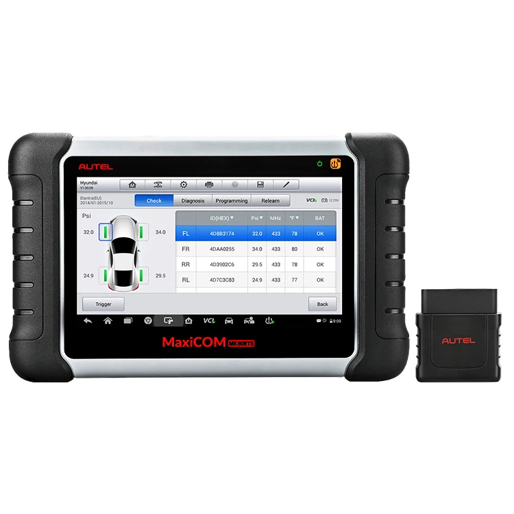 Strumento Diagnostico Automatico Dell'Autel Maxicom Mk808Ts Con Il Connettore Bt Migliore Escaner Automotriz Mk808 Mx808