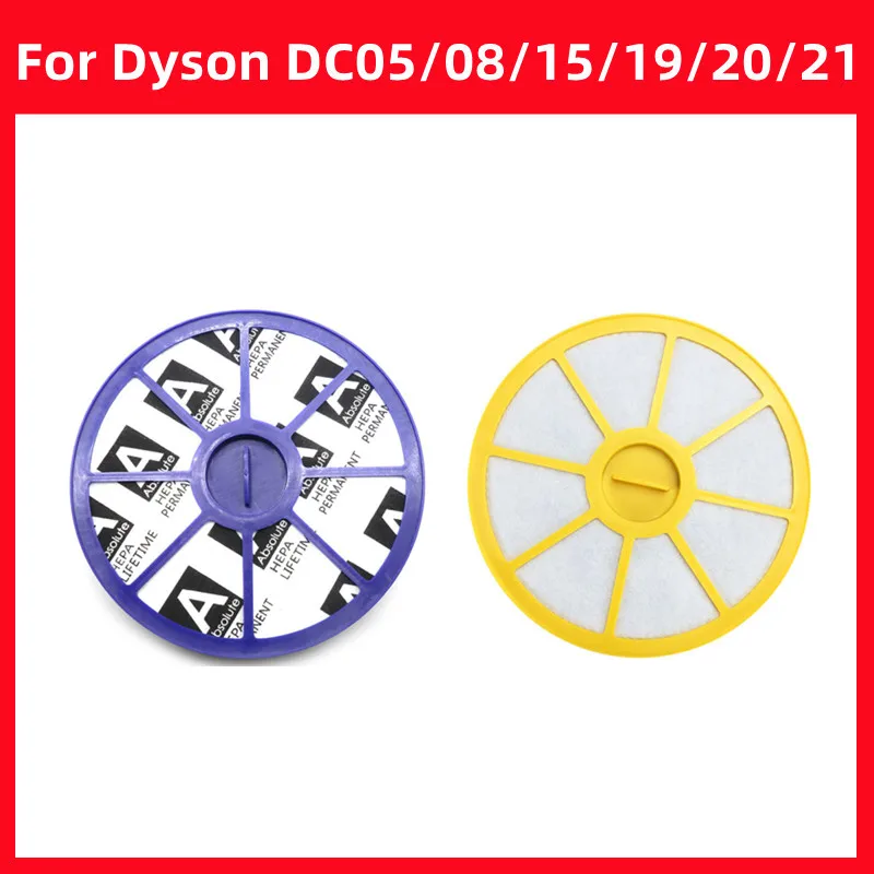 Front & Back Hepa Filter Kit For Dyson Dc05 Dc08 Dc15 Dc19 Dc20 Dc21 Pre & Post ,Upper & Lower Motor Allergy Vacuum Replacement