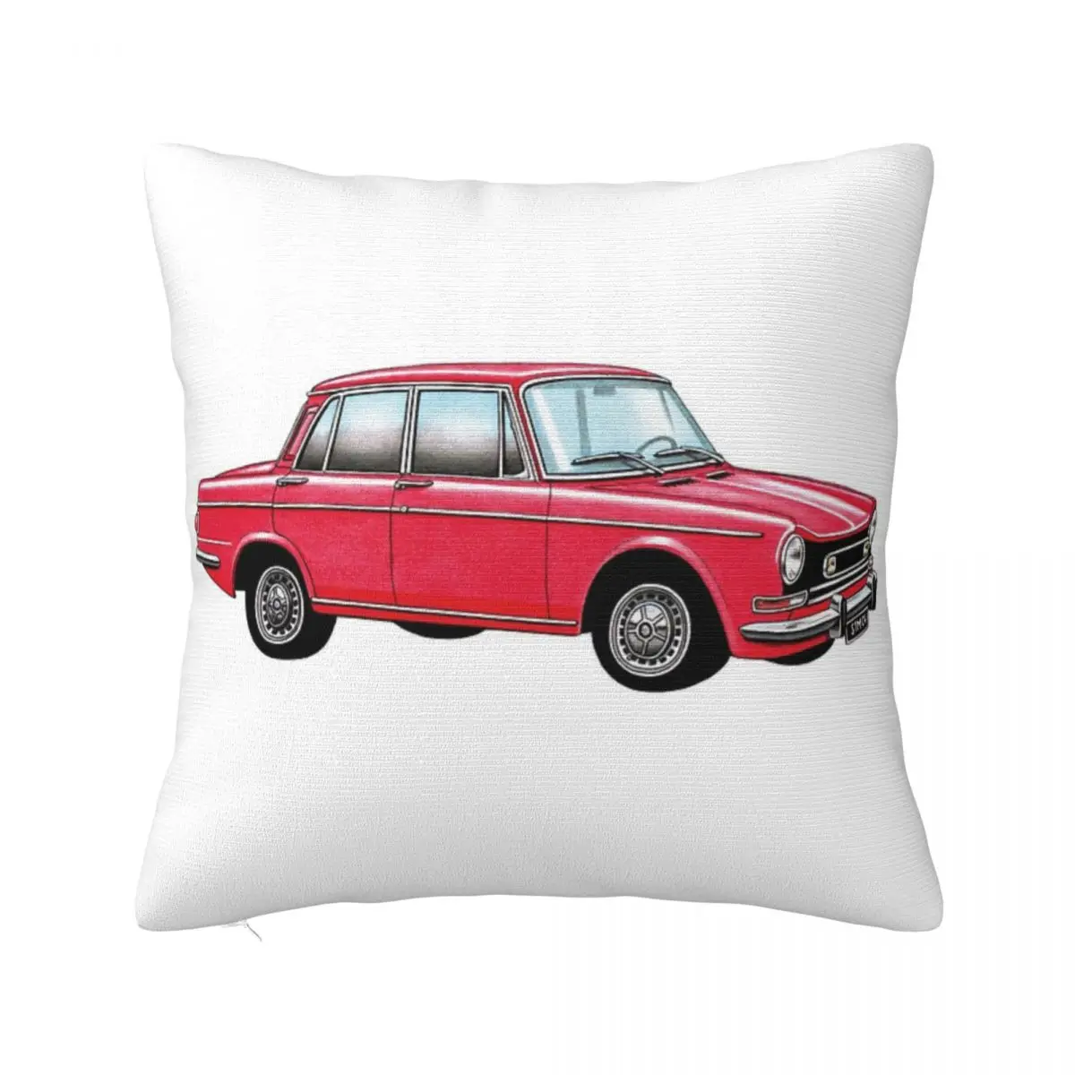 Simca 1301 1501 Saloon Illustrazione Una Federa