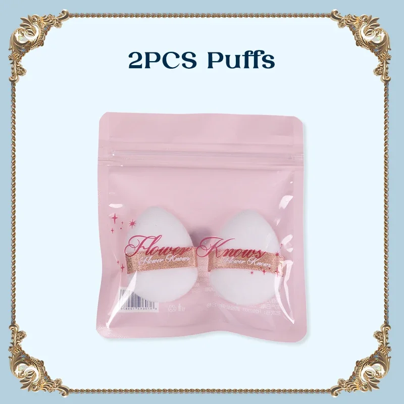 Flower Sa Mini Finger Powder Puff 2 Pezzi/Pacco Makeup Powder Puff Loose Super Soft