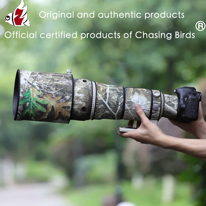 Chasing Birds Camouflage Lens Coat Per Canon Ef 500 L Is Usm Copriobiettivo Impermeabile E Antipioggia Copriobiettivo Ef 500 F4