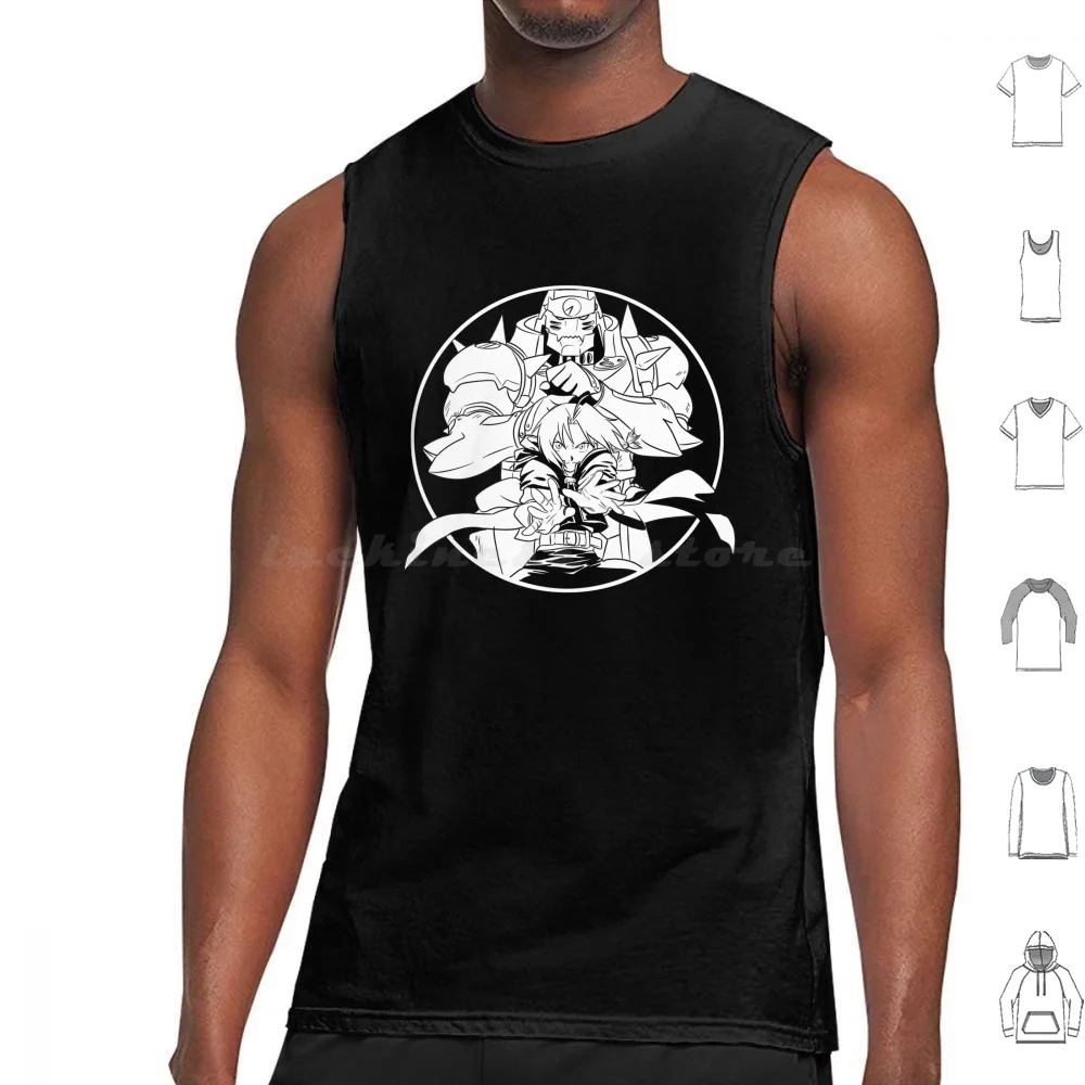 Fullmetal Alchemist Canotte Stampa Cotone Fullmetal Alchemist Full Metal Alchemist Anime Manga 90S Retro Edward