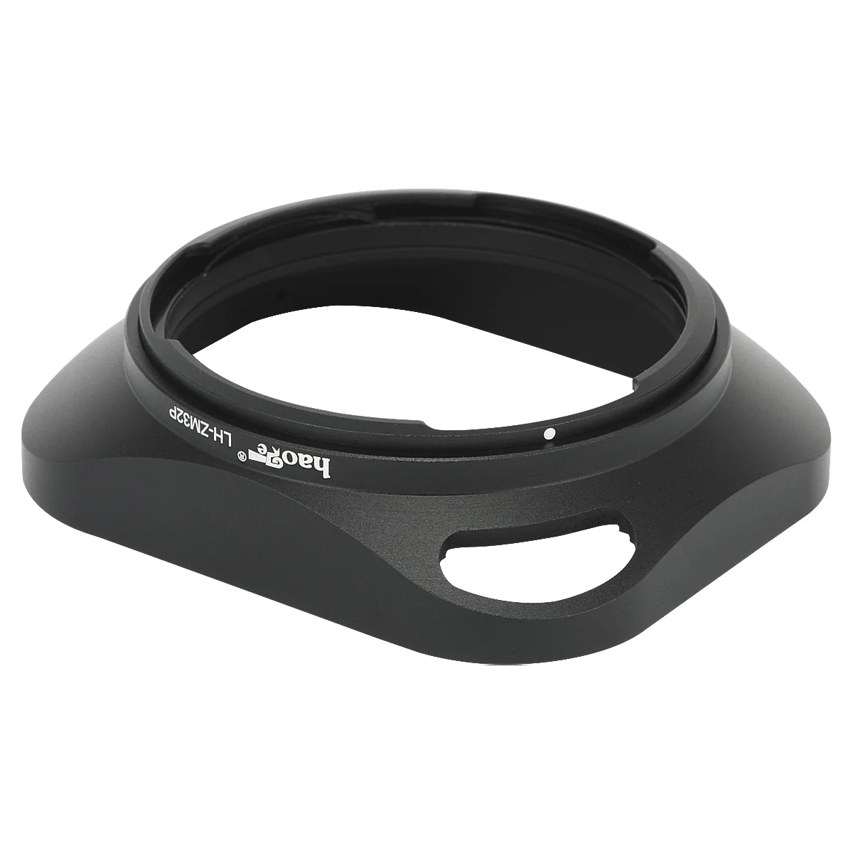 Paraluce Quadrato In Metallo A Baionetta Haoge Compatibile Con Voigtlander Apo-Lanthar 50Mm F2 Vm Nero (Attacco Leica M)