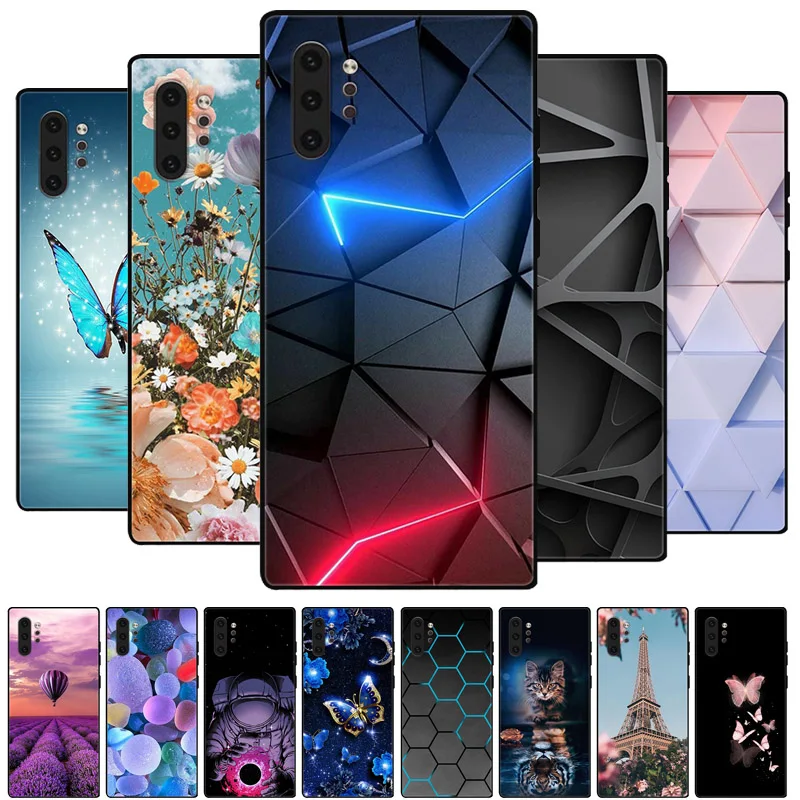 Per Samsung Note 10 Plus Custodia Cover Posteriore In Silicone Per Samsung Galaxy Note 10 Plus Note10 Pro Custodia Note 10 + Fondi Protettivi