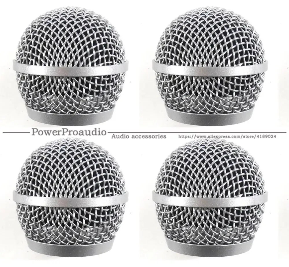 4 Pz/Lotto Nuova Griglia Del Microfono Della Maglia Della Testa A Sfera Della Sostituzione Per Gli Accessori Di Shure Pg58 Pg 58