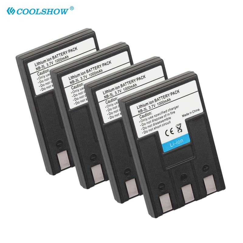 Nb-3L Batteria Nb3L Nb 3L Per Canon Ixus Iis Sd110 Ixy I2 I5 S700 750 700 Is Iis Sd20 Pc1060 Pc1114 110 Batterie Per Fotocamera 1000Mah