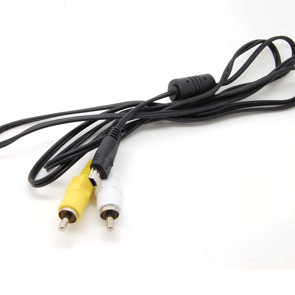 Mini Usb Stereo Cavo Av Per Canon Video Avc-Dc400 Powershot D10 A3300 A3200 A3100 A3000 A2100 A1100 A1000 Ixus 115Hs Ixus130