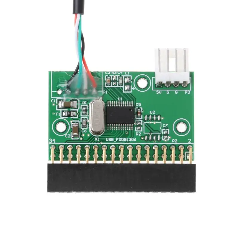 1.44Mb 3.5 "Usb Cavo Adattatore Per 34Pin Connettore Dell'Unità Disco Floppy Disc Di U Per Floppy Disk Bordo Del Pwb